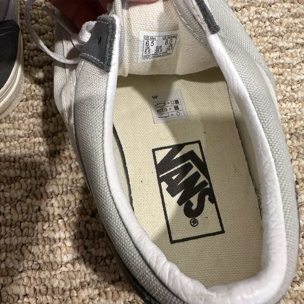 Vans White Grey VN0A3DZ32BR Men's‎ 6/8 Wmns NWOB - Picture 5 of 7